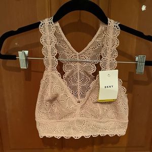 DKNY lace bralette medium